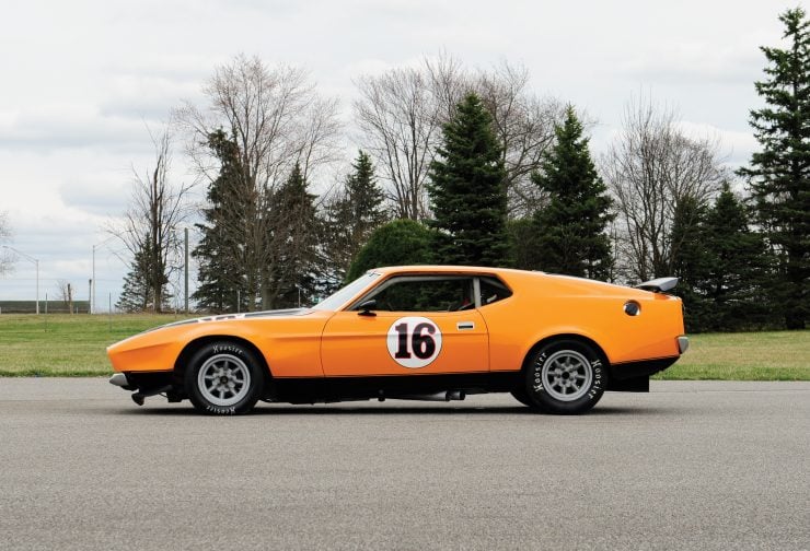 Unveiling the Power: 1973 Ford Mustang Trans Am Race Car