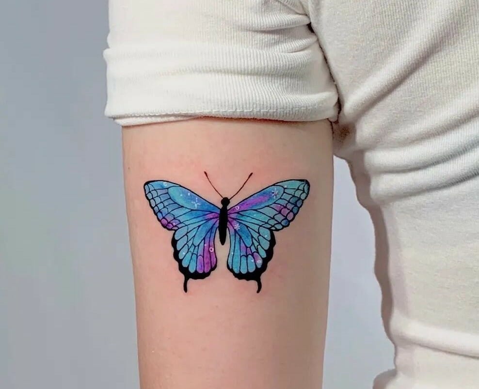 Aggregate 63+ butterfly tattoo with shadow best - in.cdgdbentre