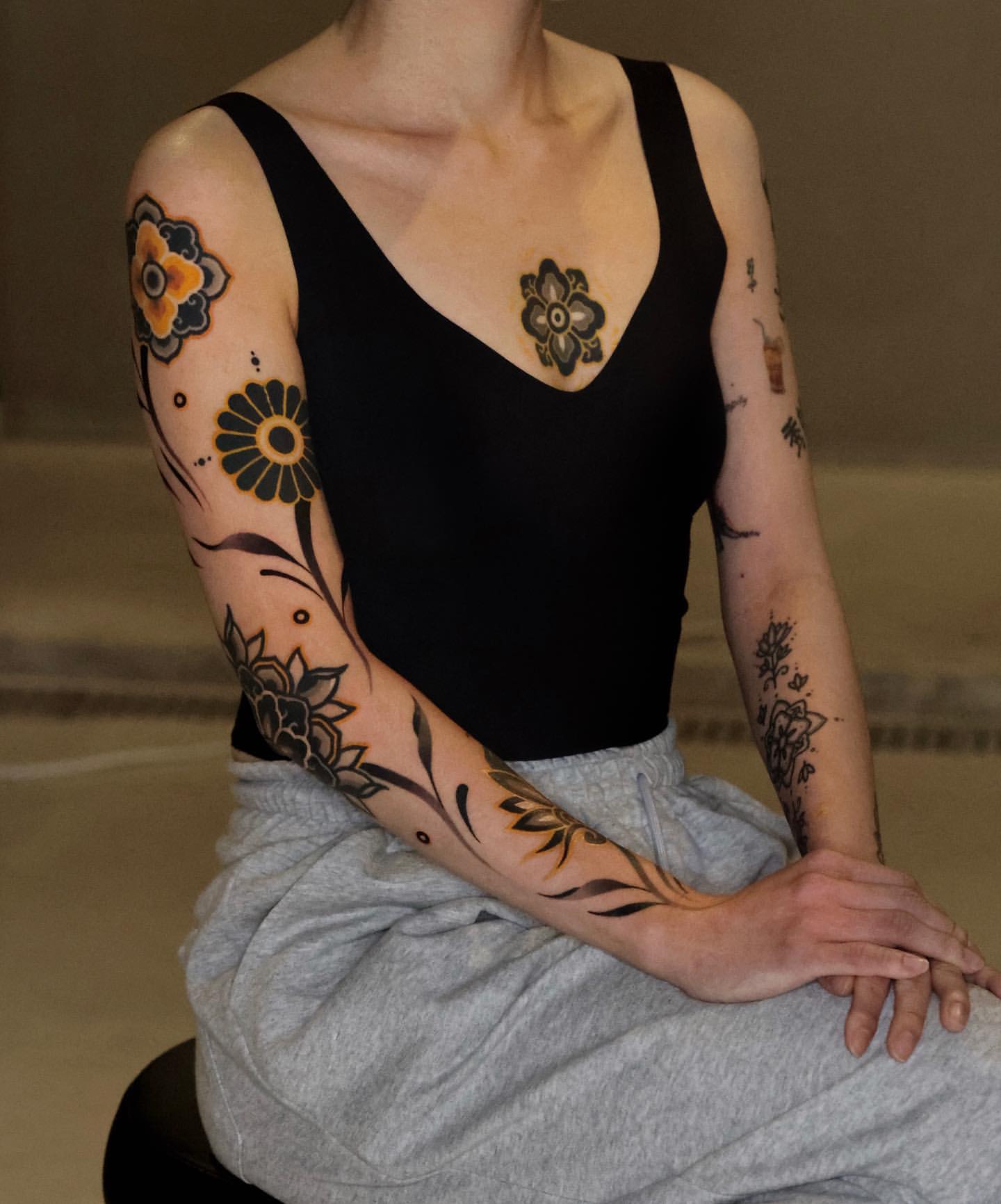Full Sleeve Tattoos for Women 20