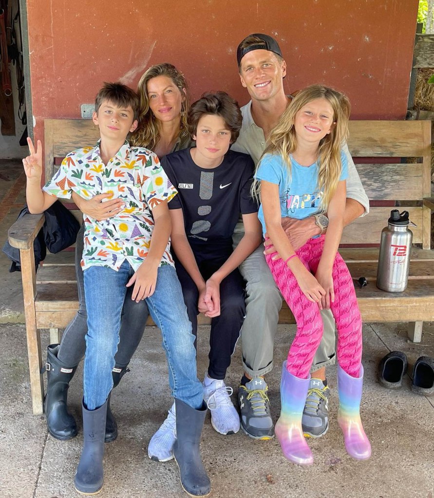 Tom Brady, Gisele Bündchen and their kids