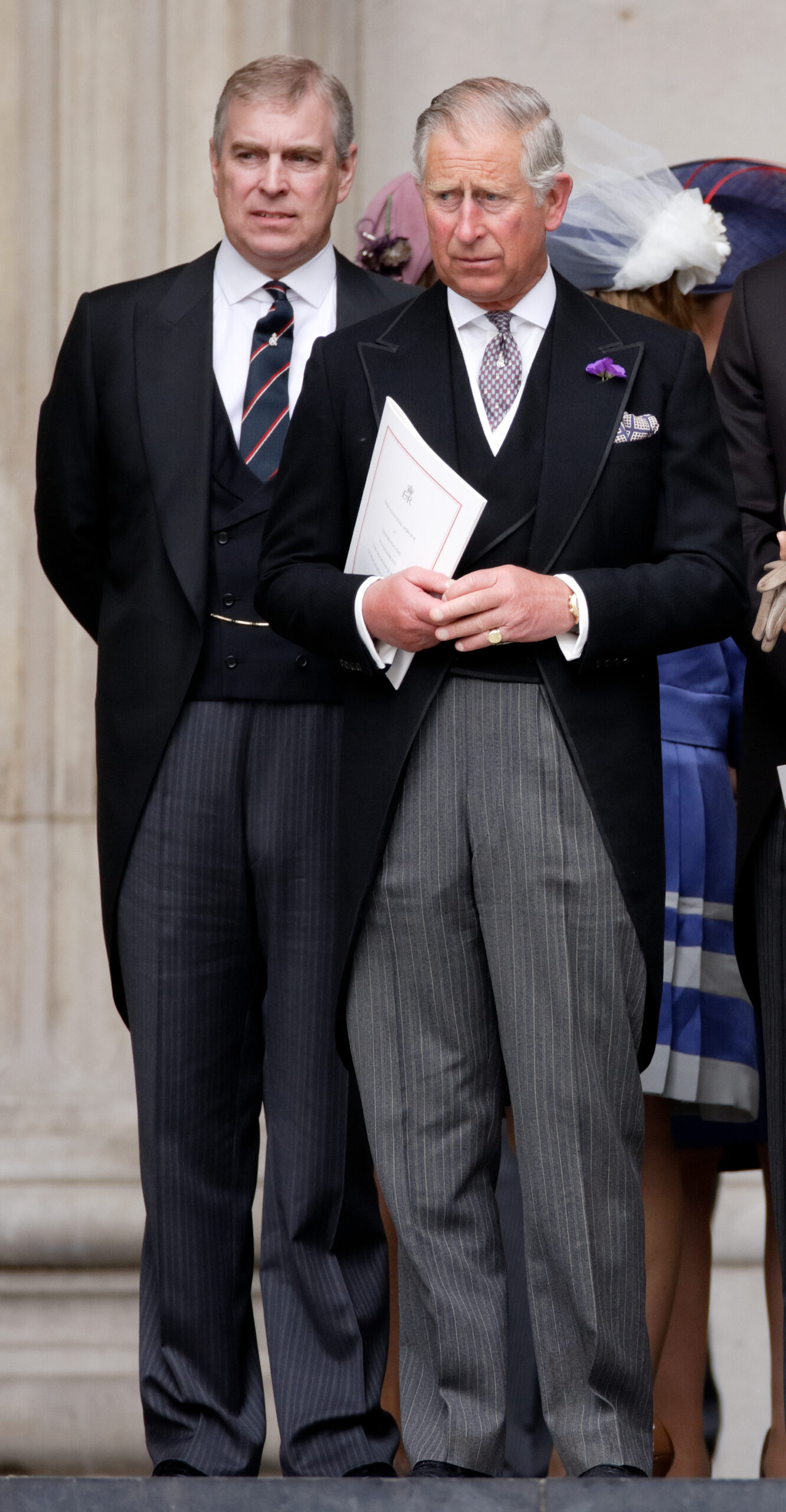 Prince Andrew and King Charles.