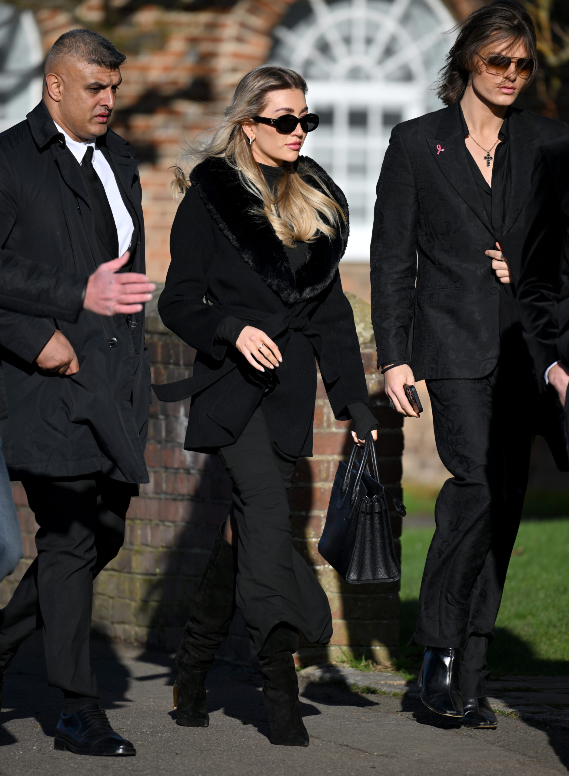 Kate Cassidy at Liam Payne's funeral