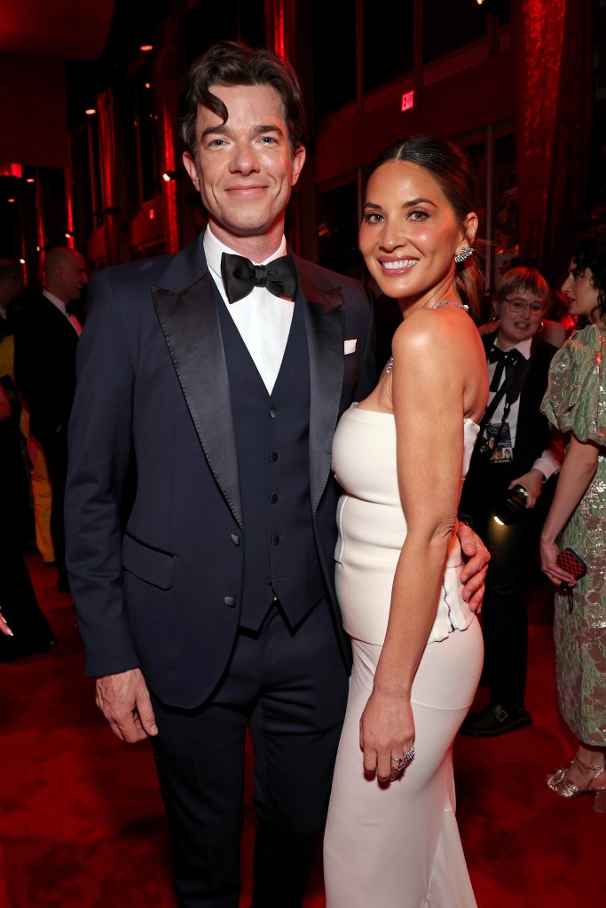 Olivia Munn and John Mulaney.