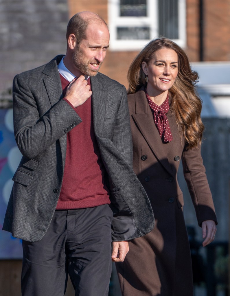 Kate Middleton and Prince William walk side by side