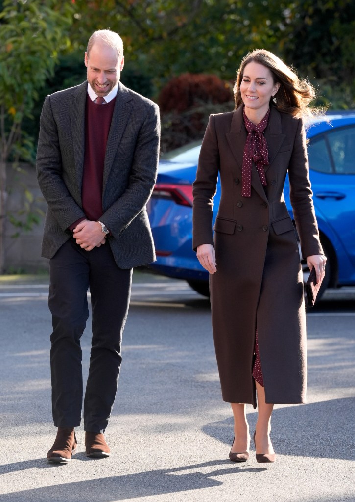 Kate Middleton and Prince William in Southport, England on Oct. 10.