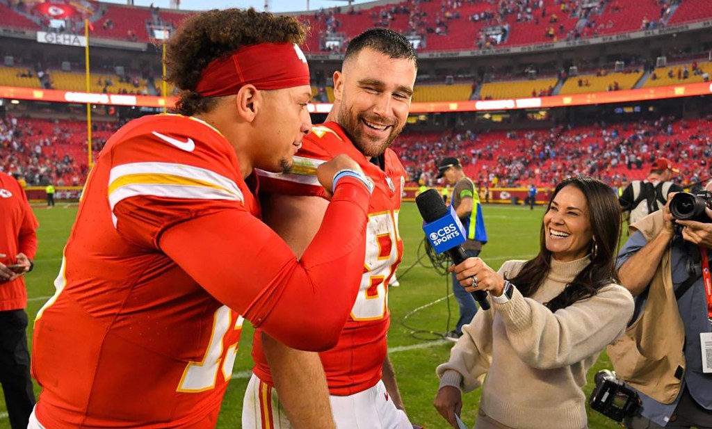 Patrick Mahomes and Travis Kelce