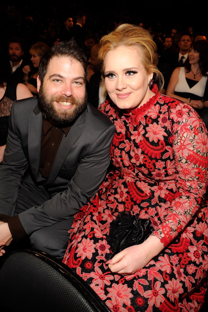 Adele and Simon Konecki attend the 55th Annual GRAMMY Awards at STAPLES Center on February 10, 2013 in Los Angeles.