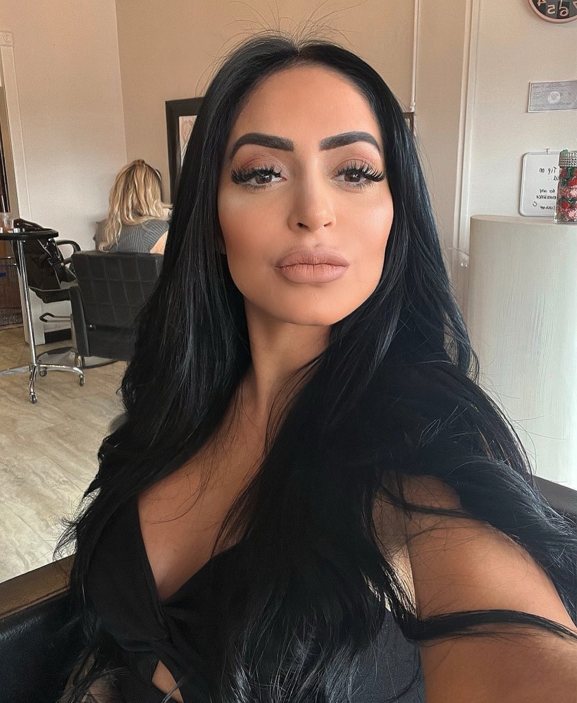 Angelina Pivarnick in a selfie