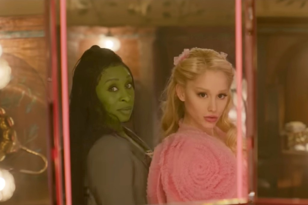 Ariana Grande and Cynthia Erivo in Wicked