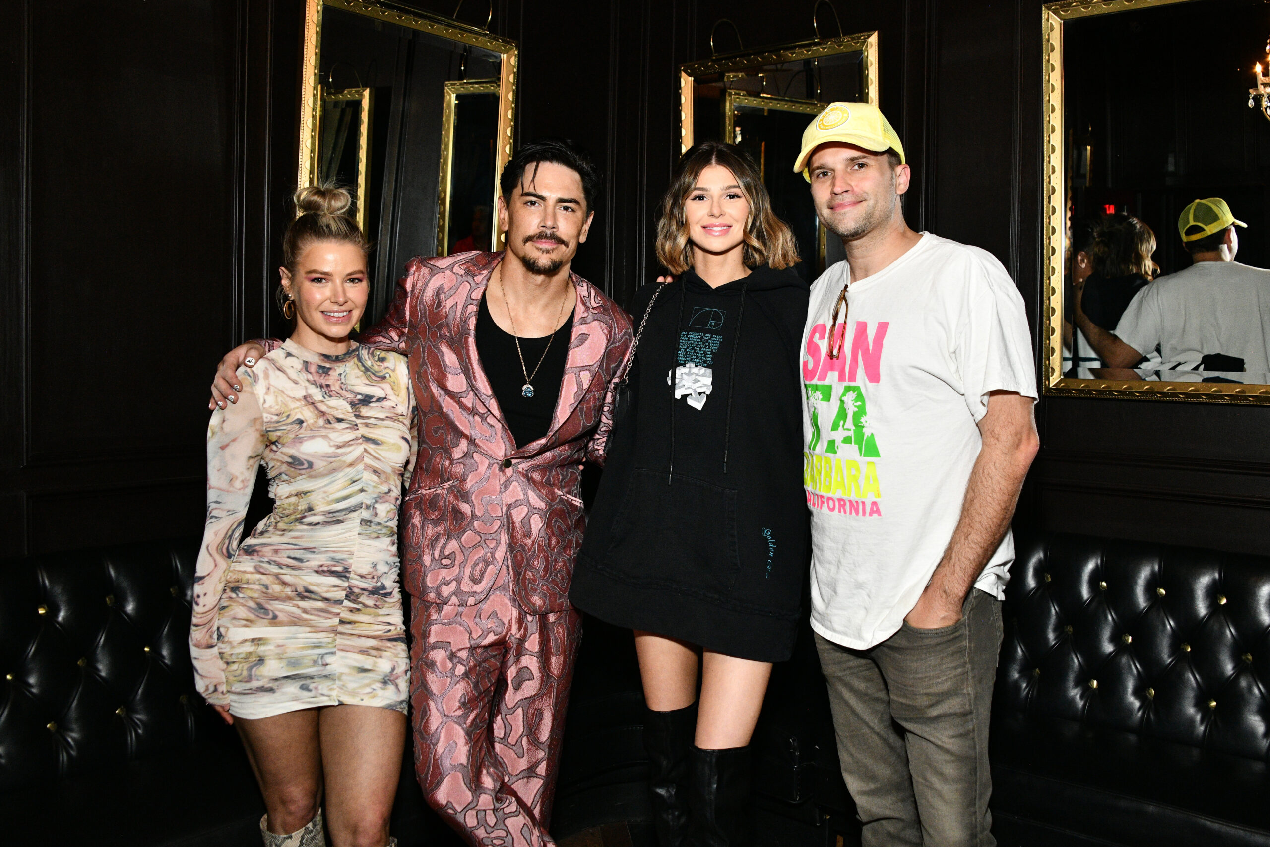 Ariana Madix, Tom Sandoval, Raquel Leviss and Tom Schwartz in LA in November 2021