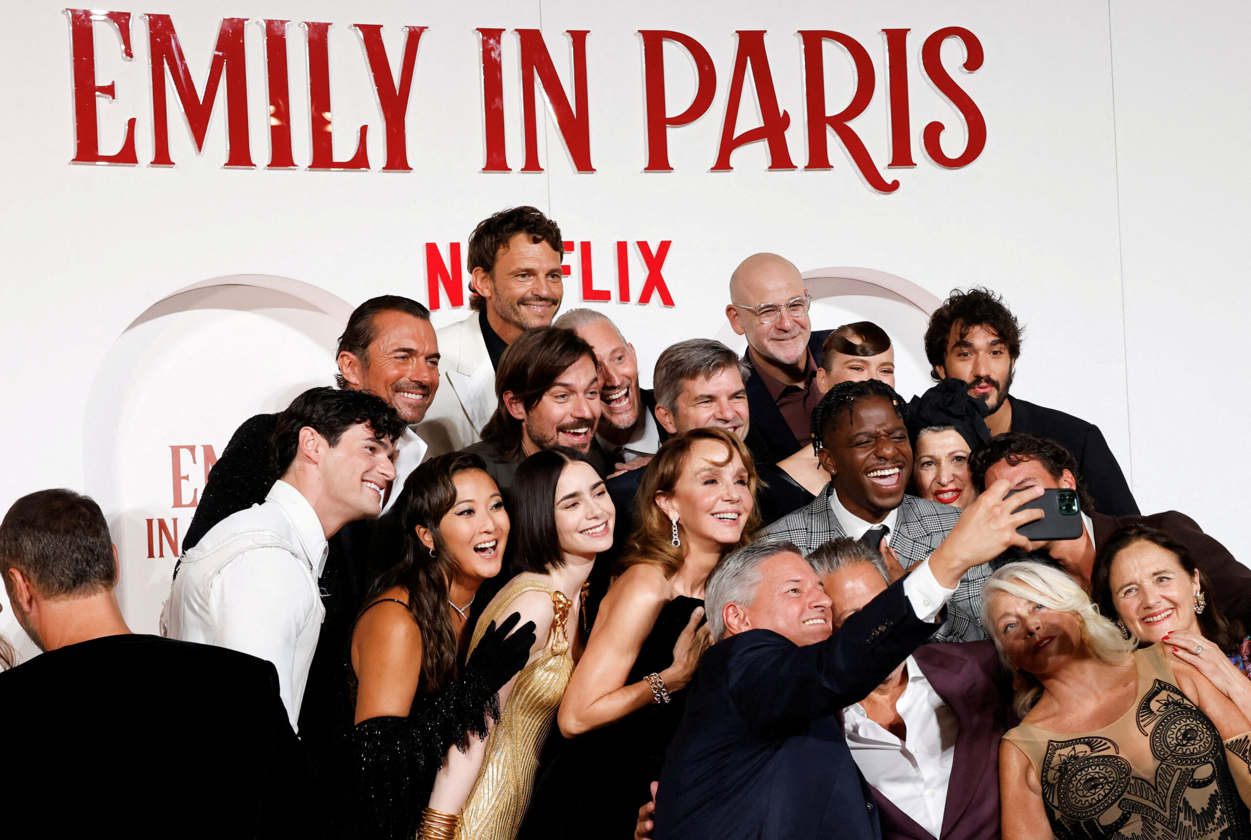 The cast of Emily in Paris