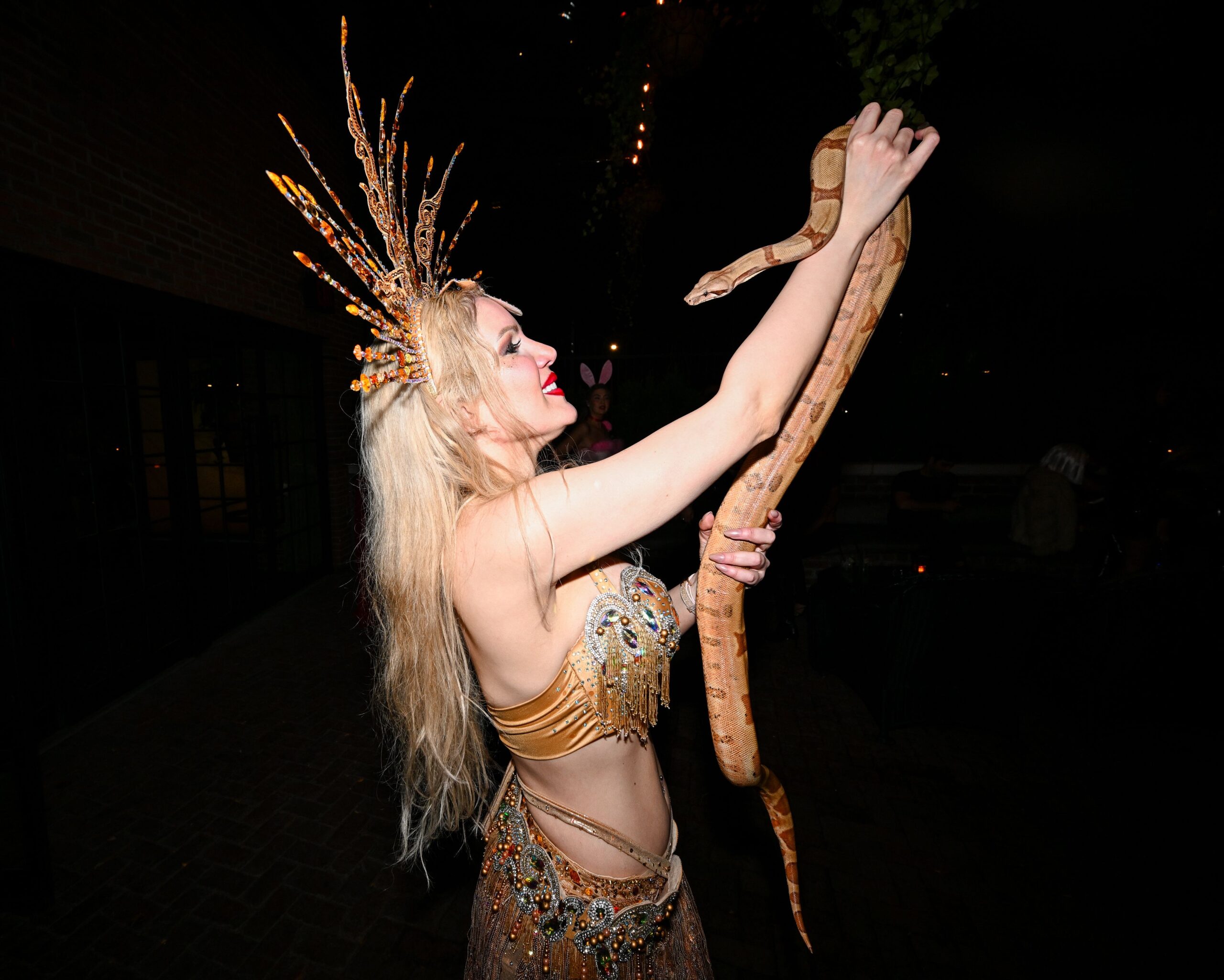 snake charmer Bowery Halloween