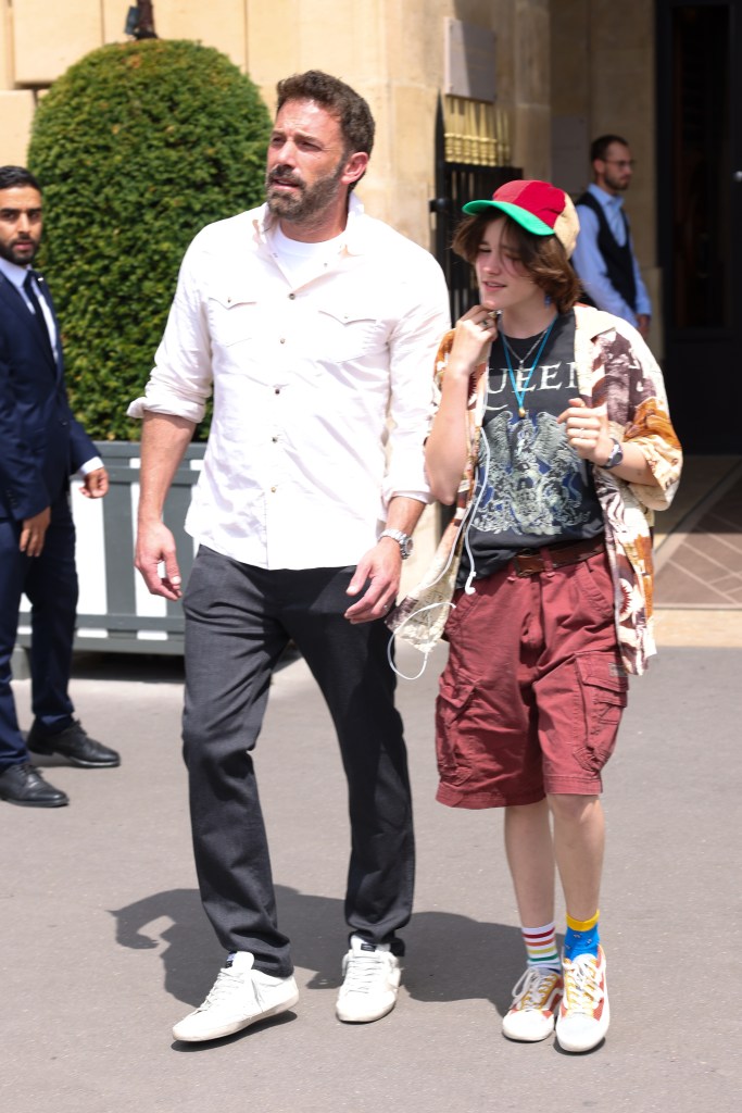 Ben Affleck in Paris in July 2022