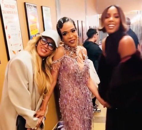 Beyoncé, Kelly Rowland and Michelle Williams have Destiny's Child at "Death Becomes Her" Broadway premiere