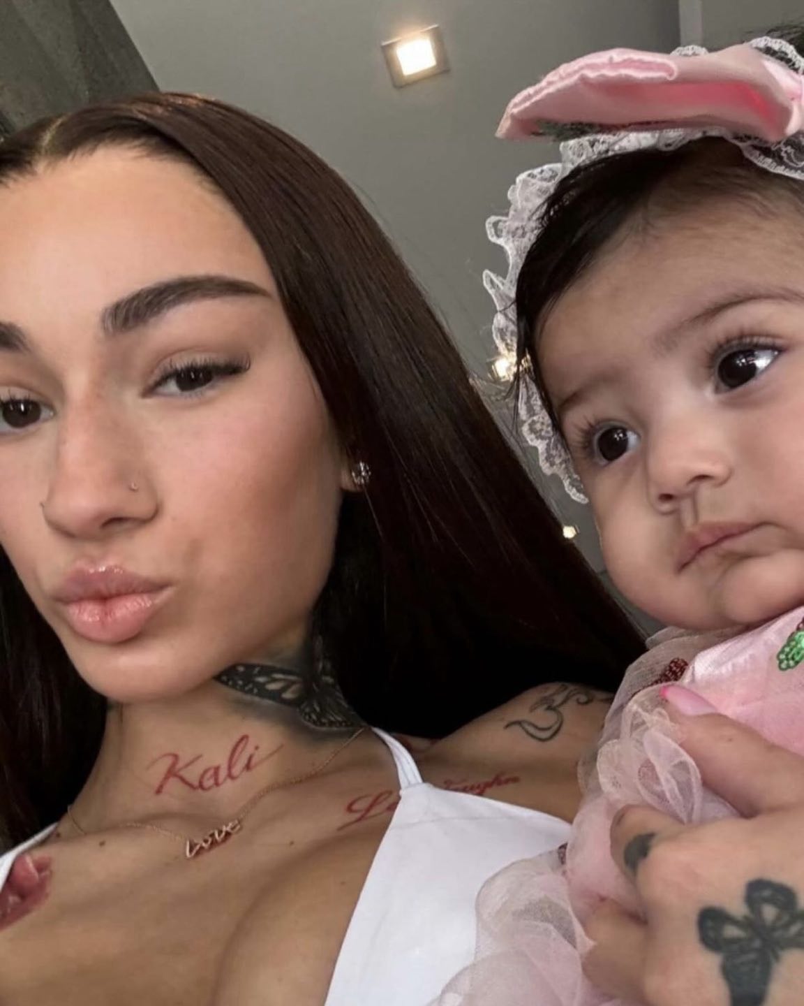 Bhad Bhabie and her baby girl, Kali Love