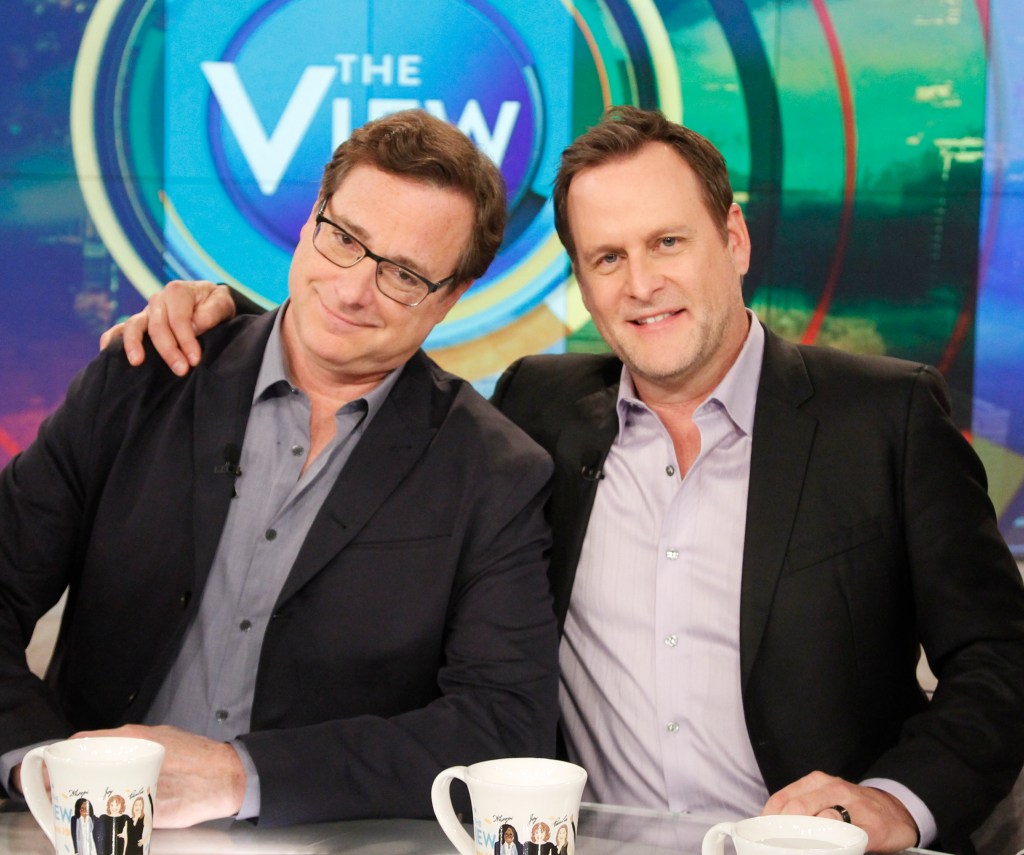 Dave Coulier and Bob Saget on "The View" in 2016