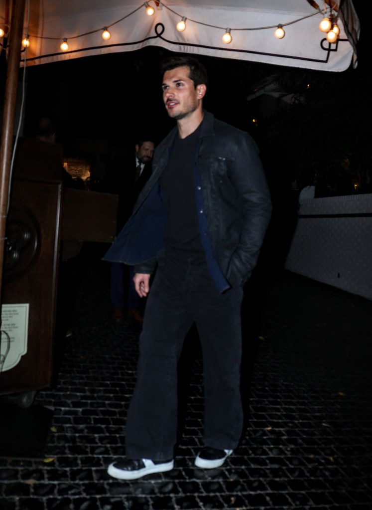 Gleb Savchenko stepped out to dine at the Chateau Marmont in West Hollywood, Calif., on Saturday night.