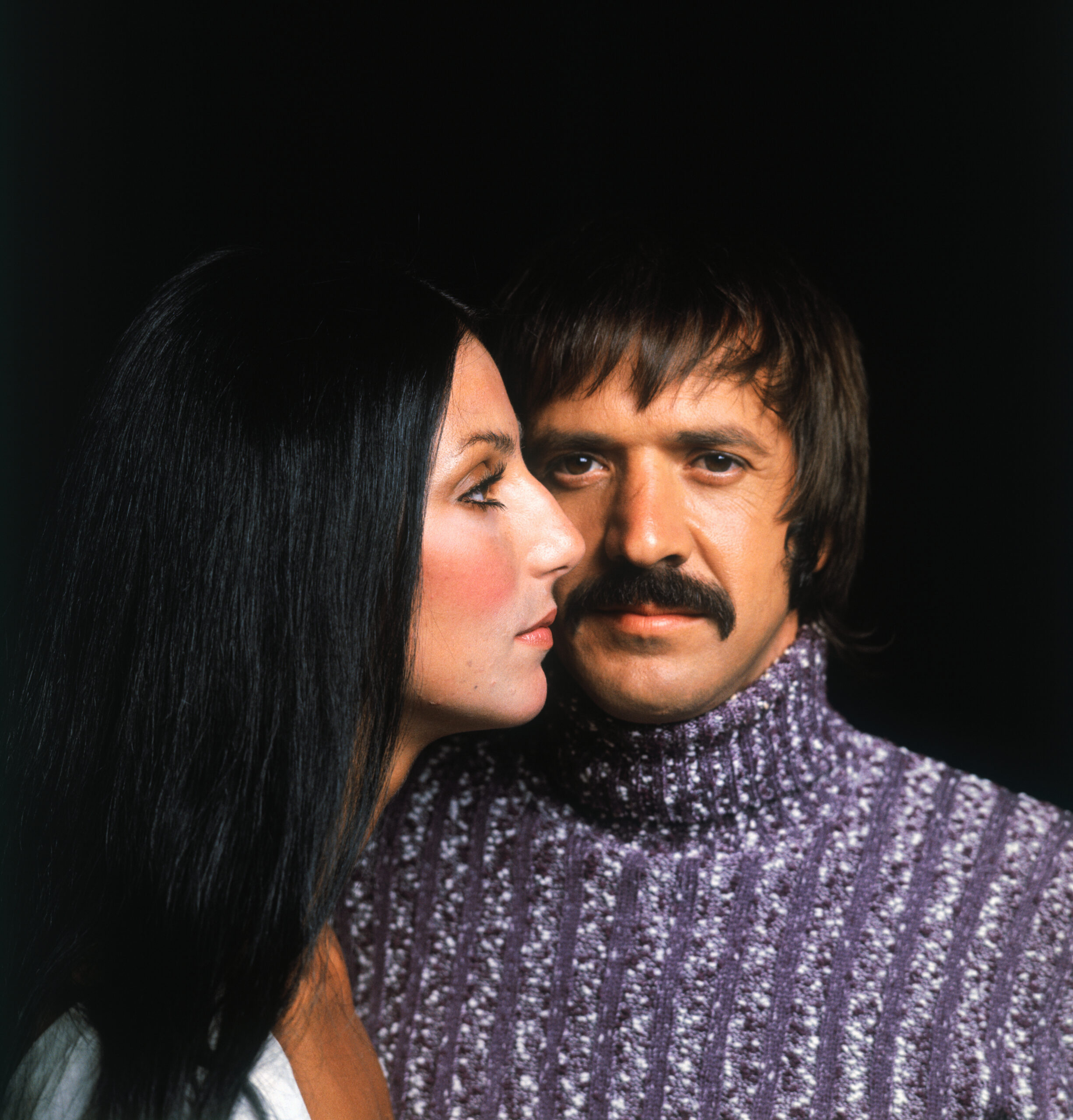 Cher and Sonny Bono in 1972.