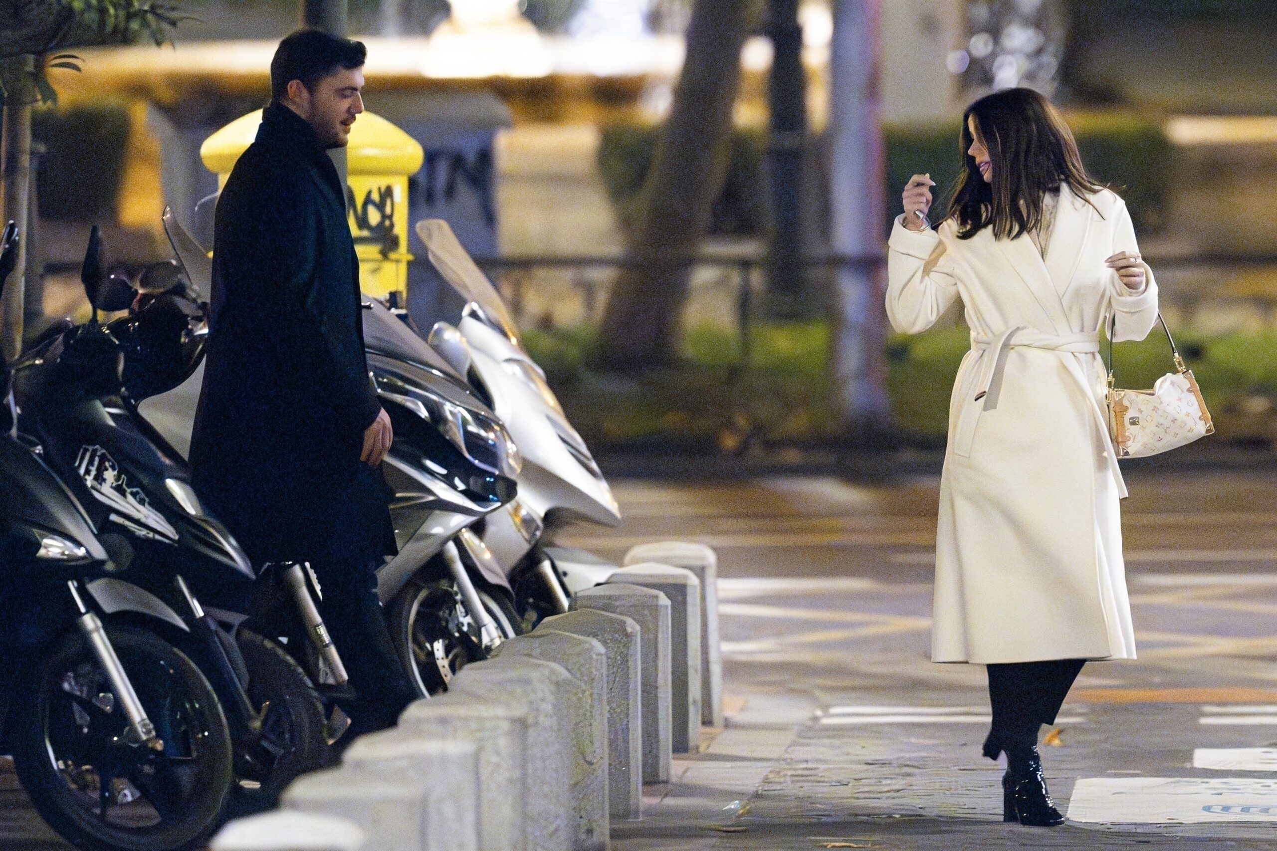 Ana de Armas with Manuel Anido Cuesta.