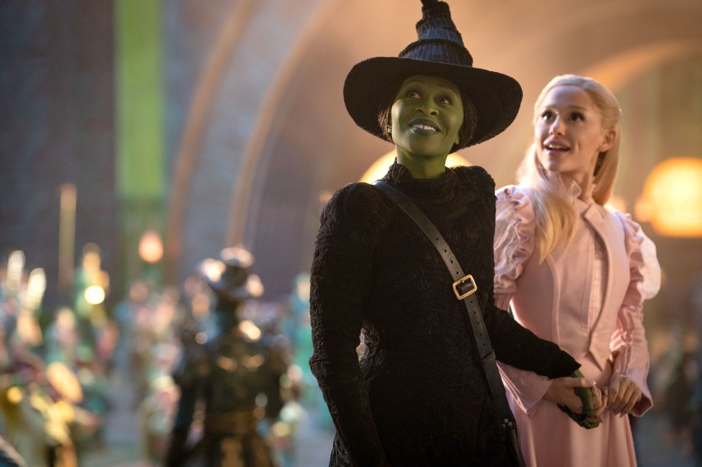 Cynthia Erivo and Ariana Grande in "Wicked"