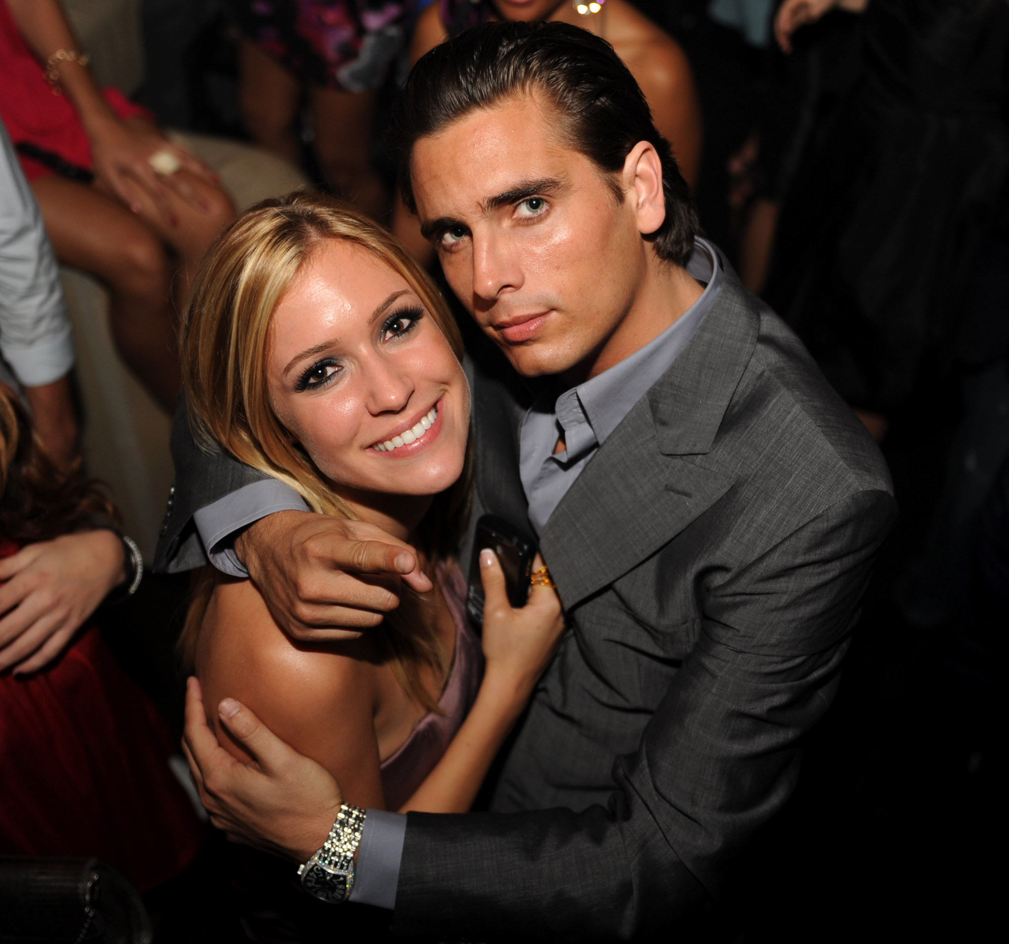 Scott Disick and Kristin Cavallari at a NYE party in 2008.