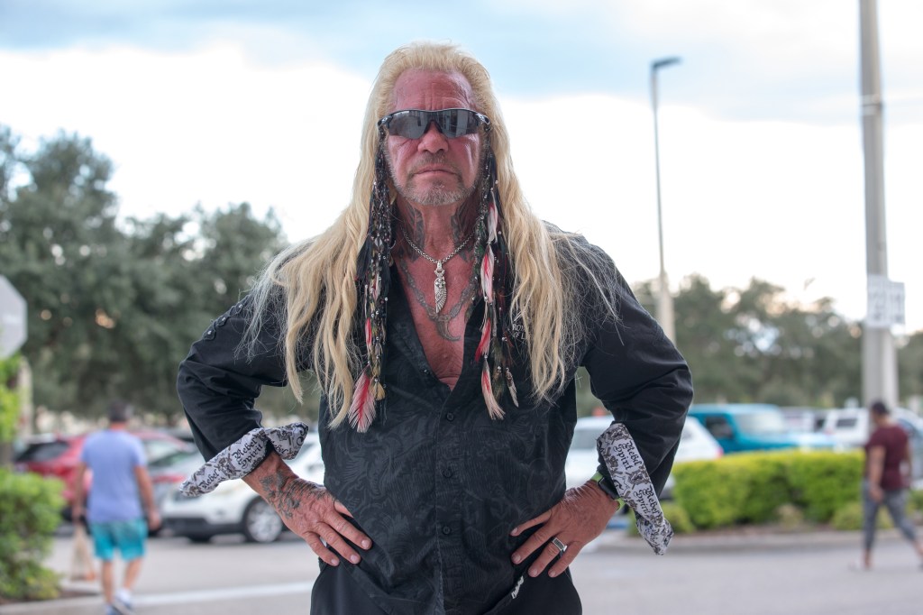 Duane "Dog Bounty Hunter" Chapman poses for a picture