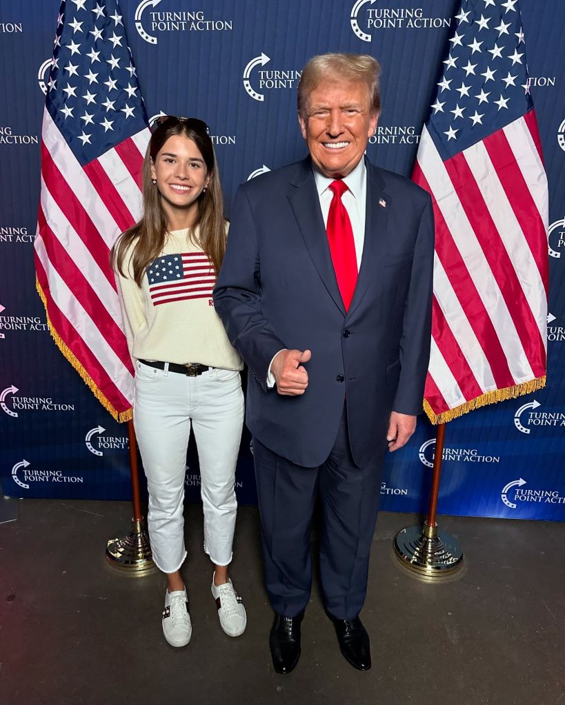 Kai Trump and her granpda