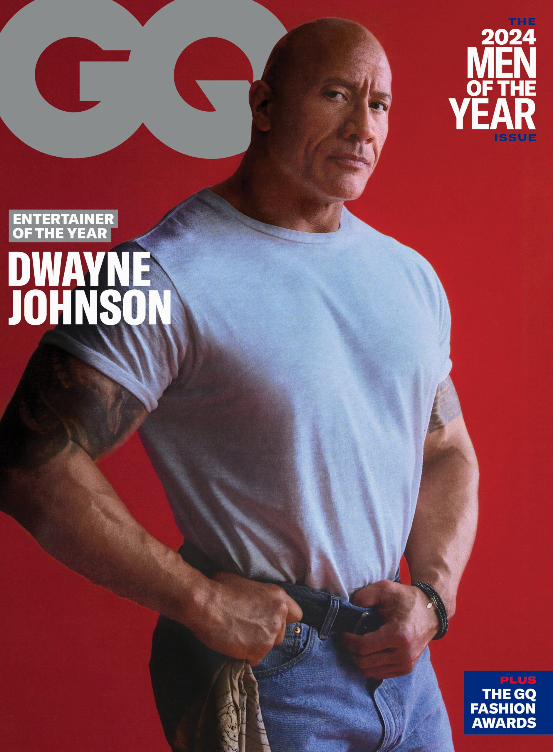 Dwayne "The Rock" Johnson on the cover of GQ