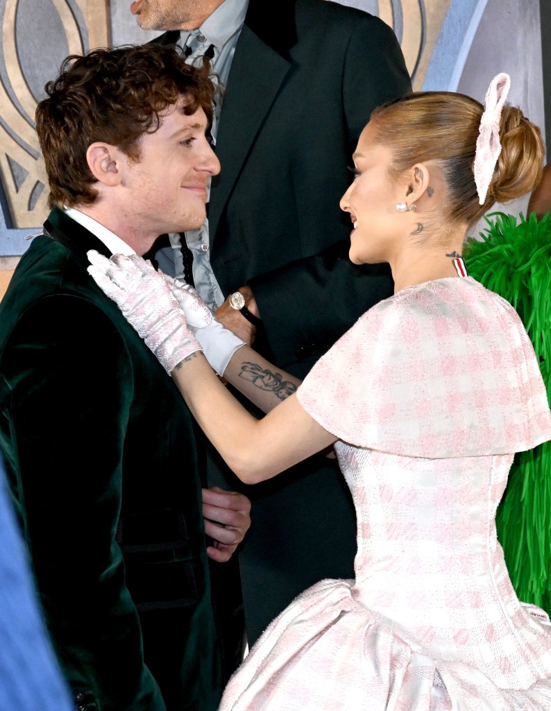 Ethan and Ariana on the red carpet.