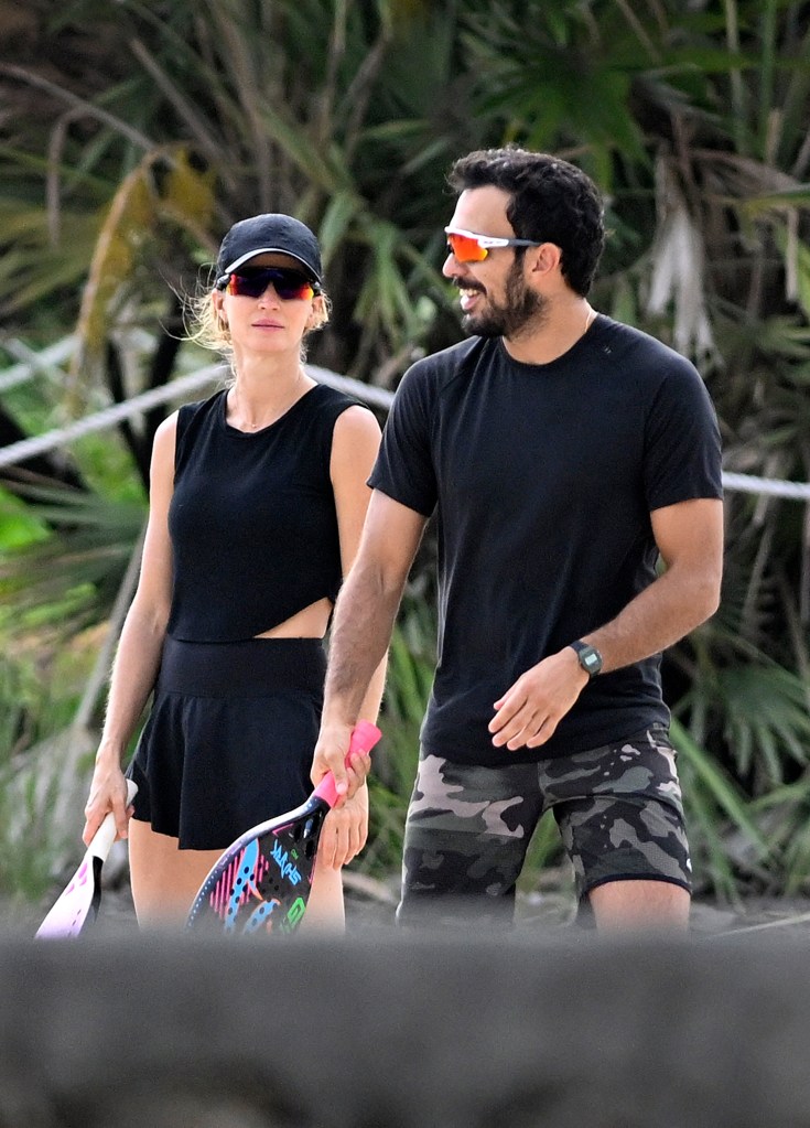 Gisele Bundchen pictured with jiu jitsu with instructor, Joaquim Valente.