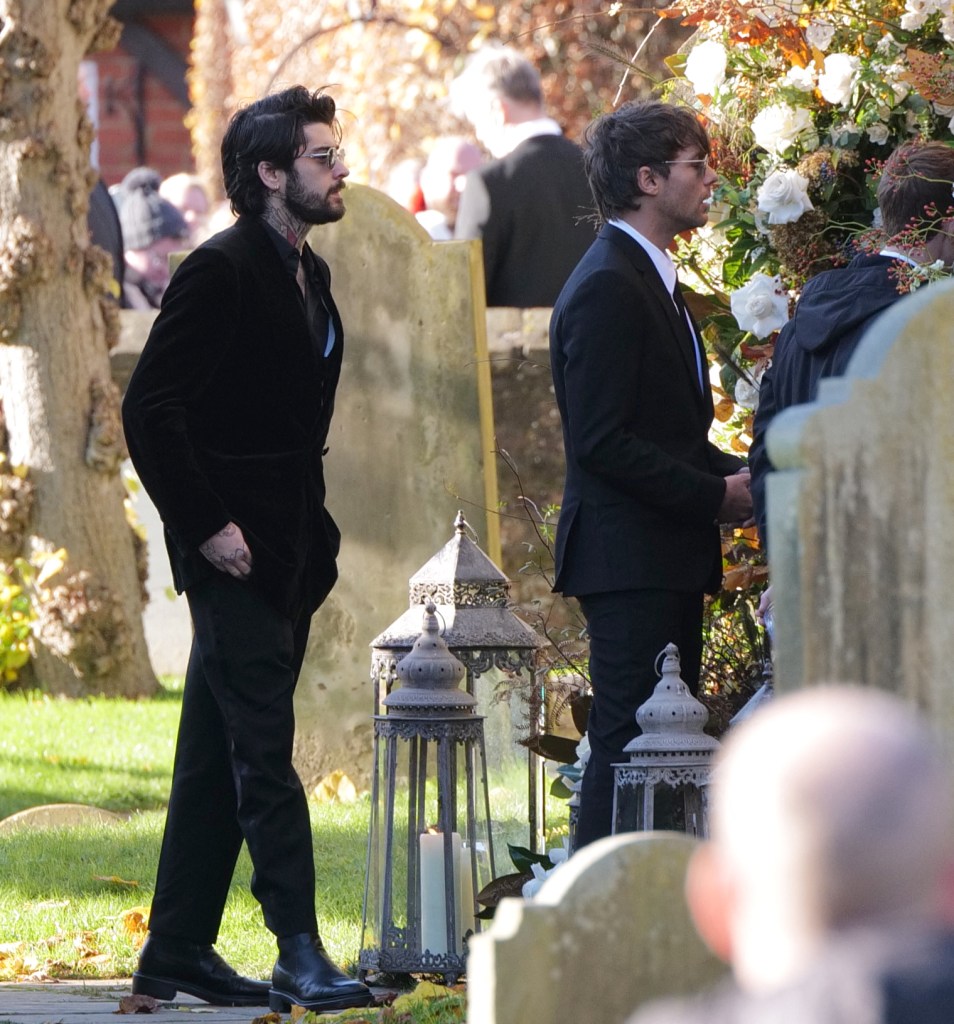 zayn malik at liam payne funeral