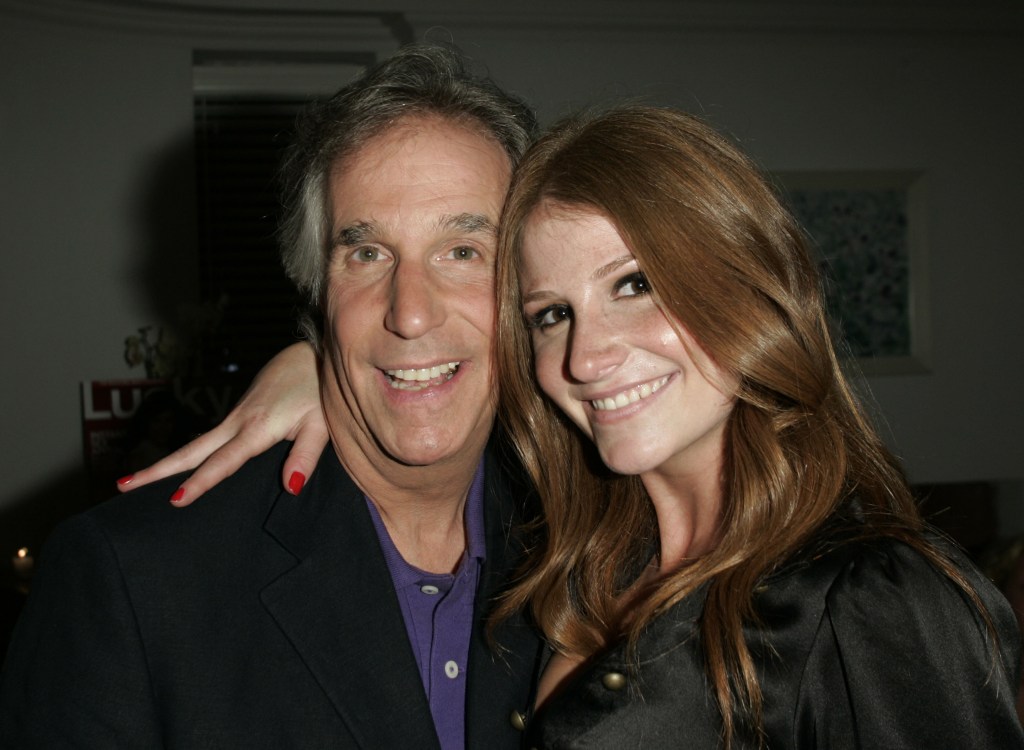 Henry Winkler and Zoe Winkler