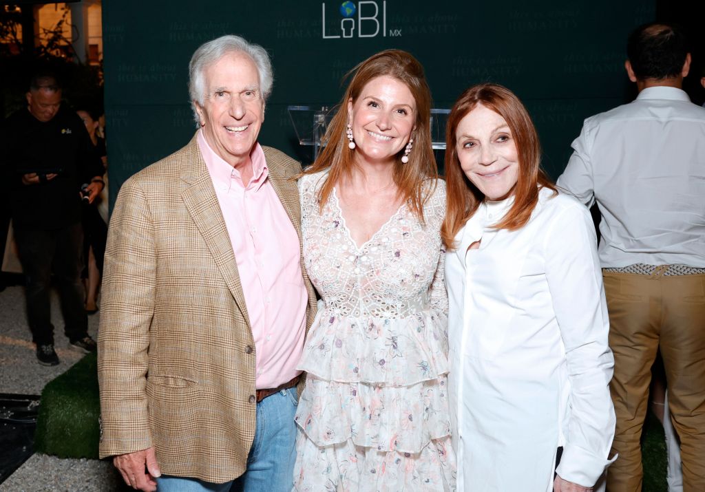 Zoe Winkler and Henry Winkler with  Stacey Weitzman