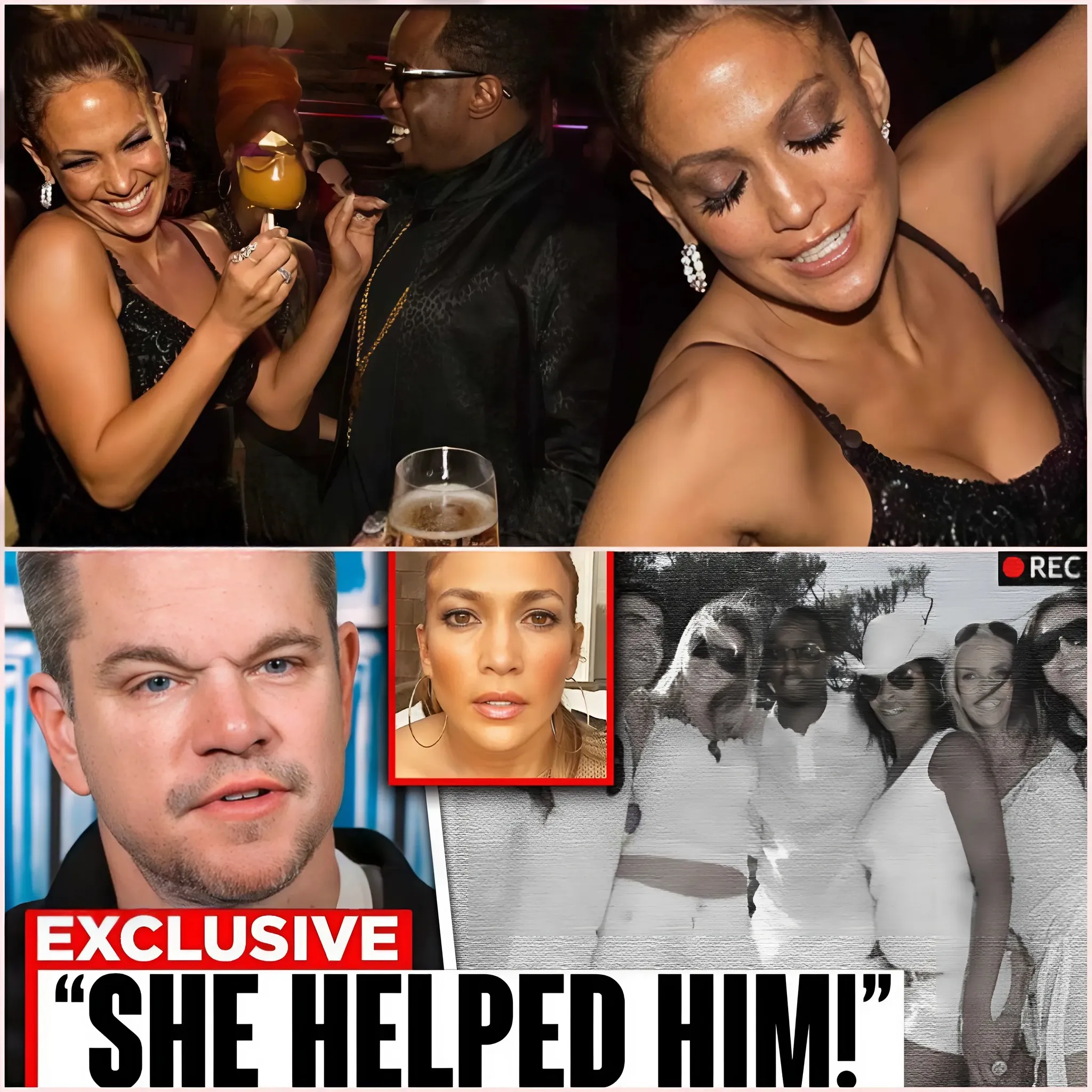 Breaking News: Matt Damon LEAKS evidence about Jennifer Lopez RECRUITING workers for Diddy