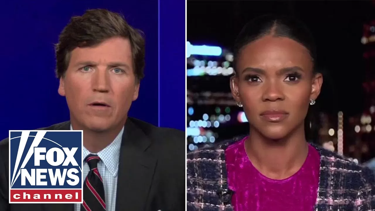 Tucker, Candace Owens break down 'bizarre' Kamala Harris video - YouTube