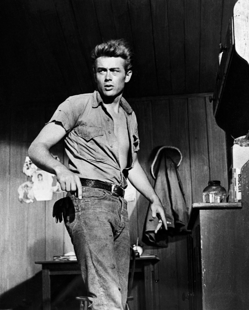 James Dean in his movie "Giant" in 1956.