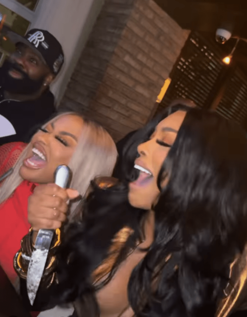 RHOA stars partying