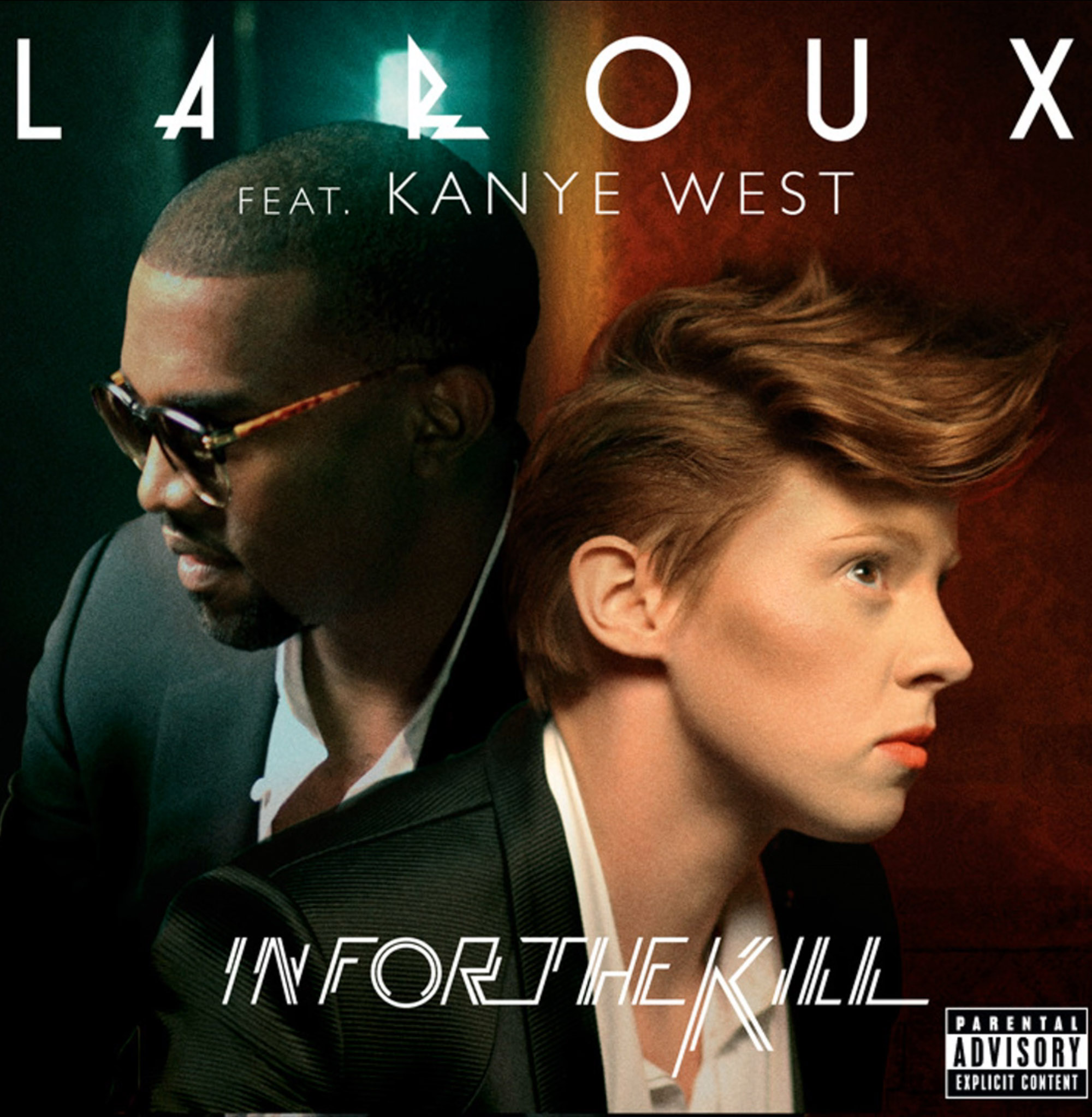 Kanye West and La Roux cover art.