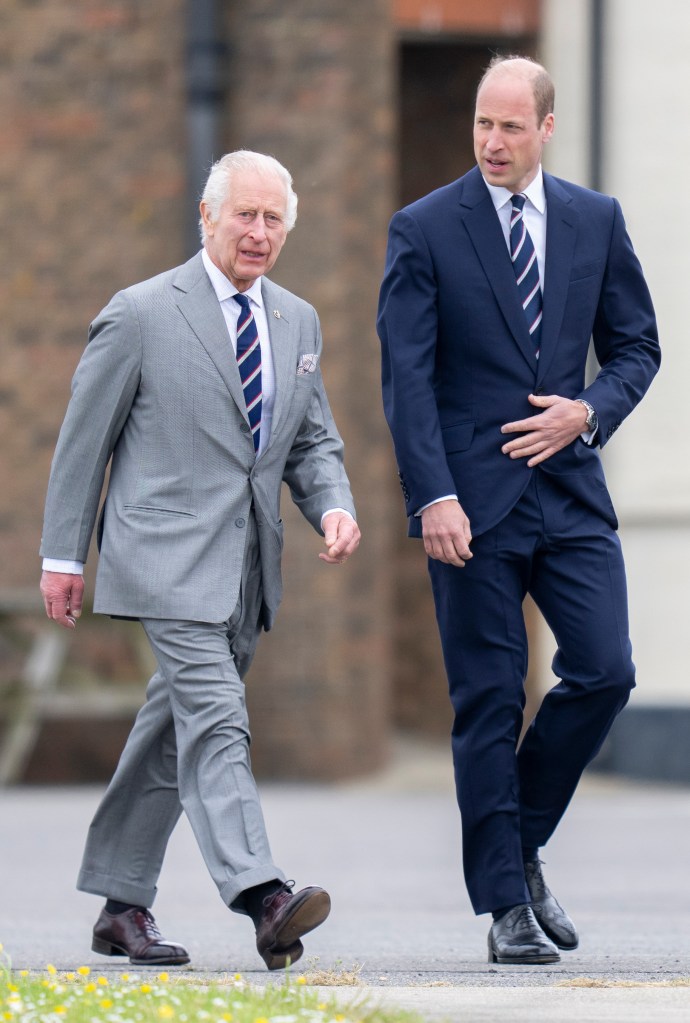 Prince William and King Charles III