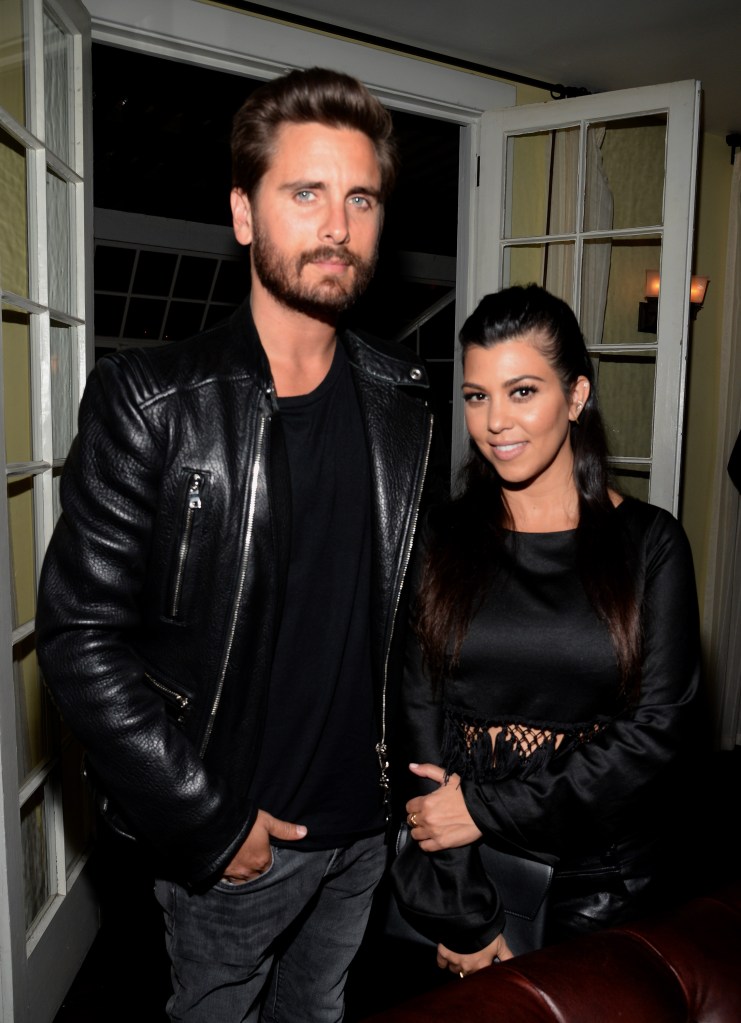 Scott Disick and Kourtney Kardashian in April 2015