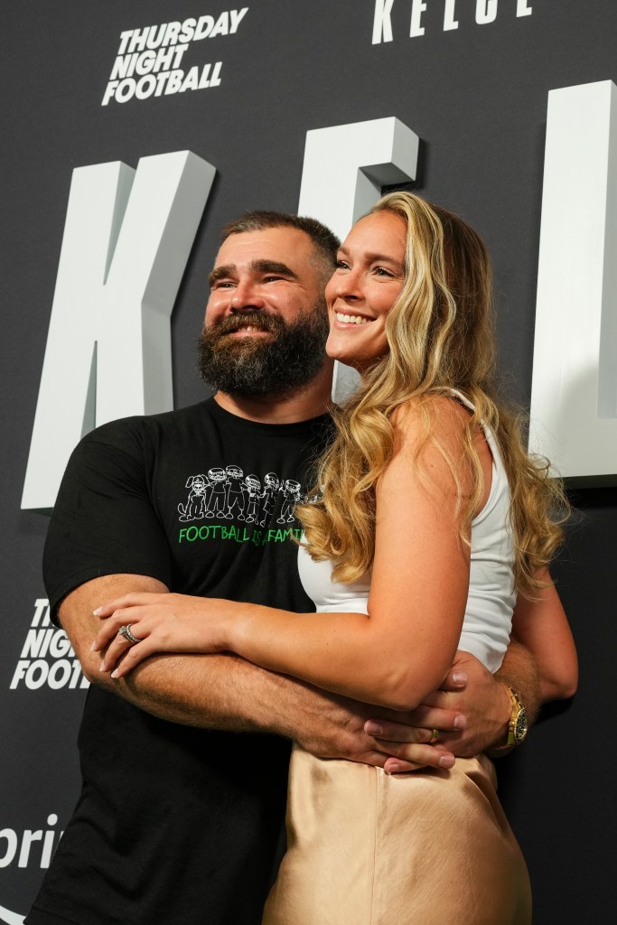 Kylie Kelce and Jason Kelce