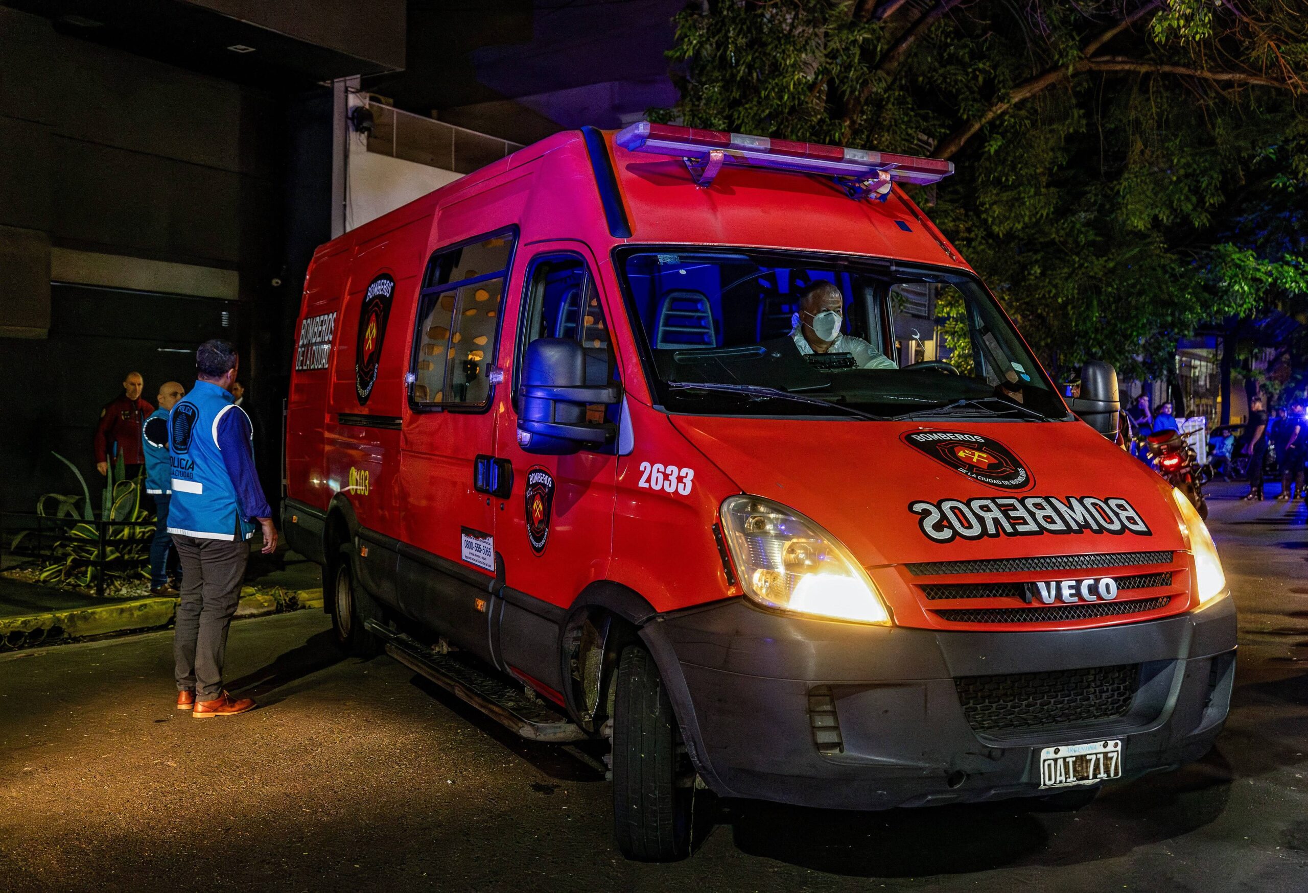 An ambulance in Argentina.