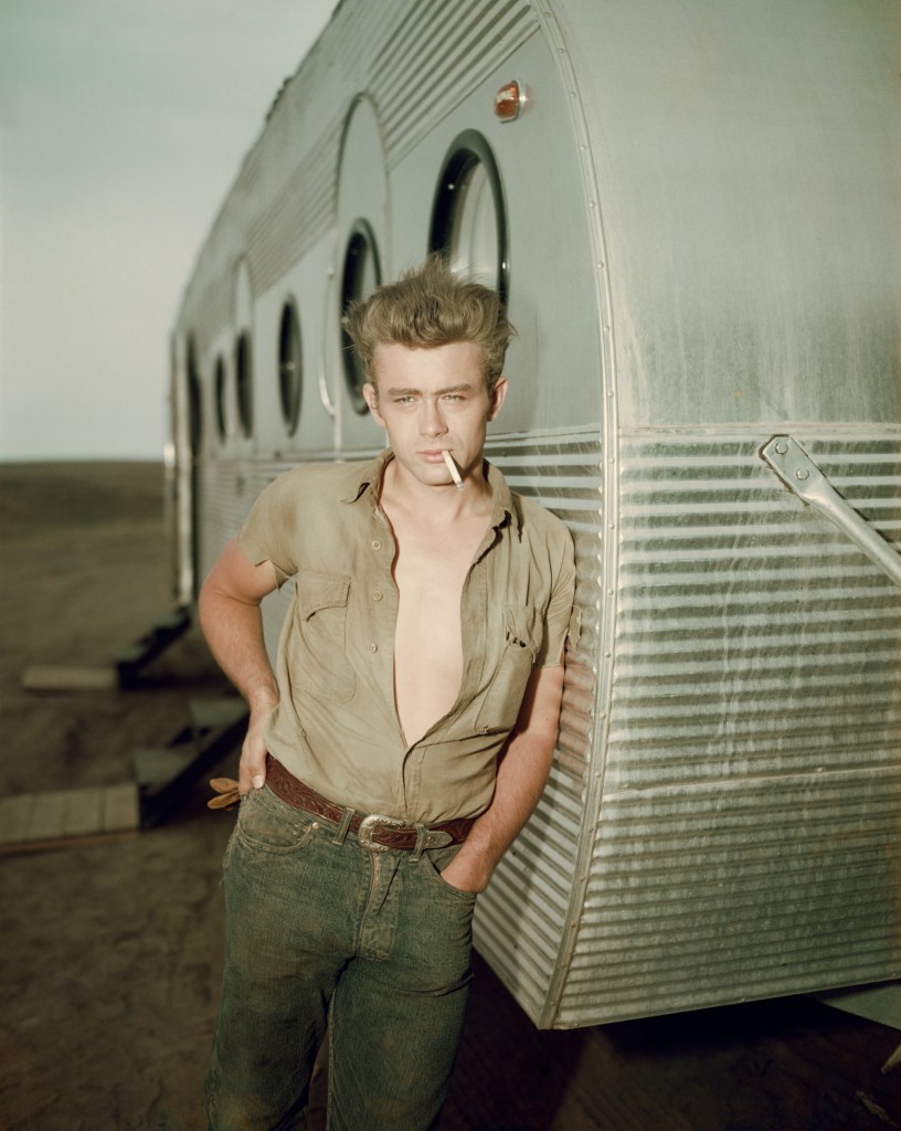 James Dean in "Giant."