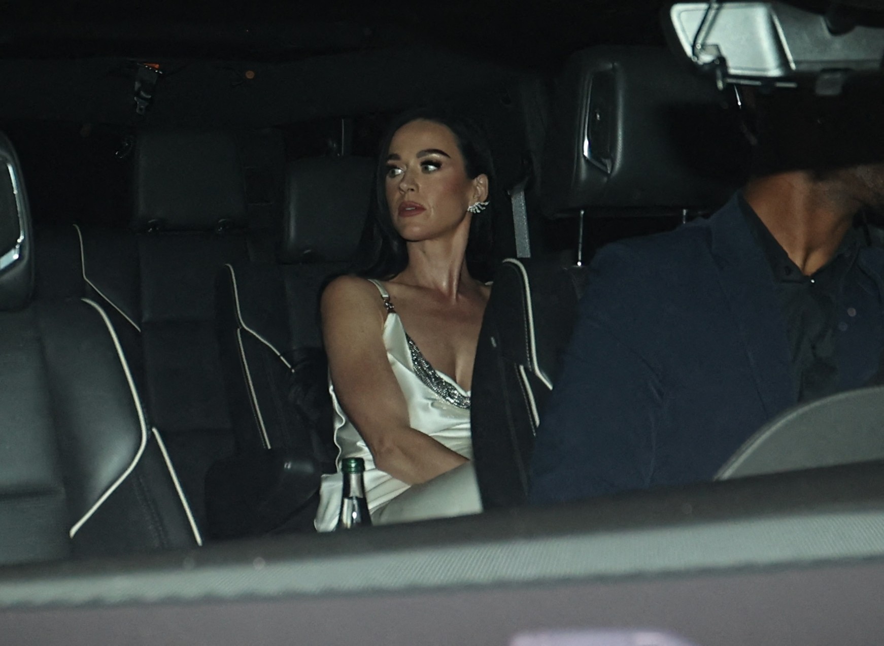 Katy Perry heading to Leonardo DiCaprio's 50th birthday party.