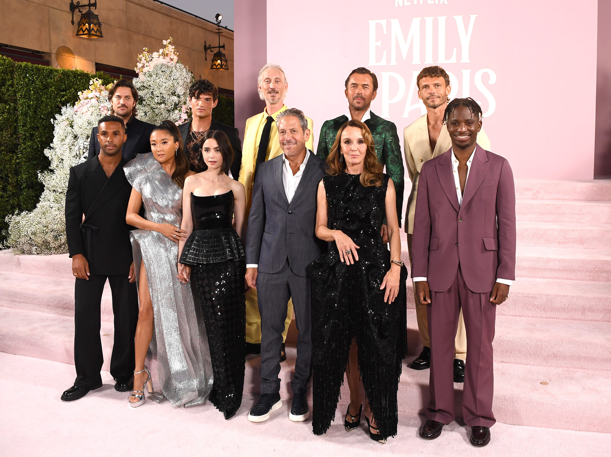 The cast of Emily in Paris