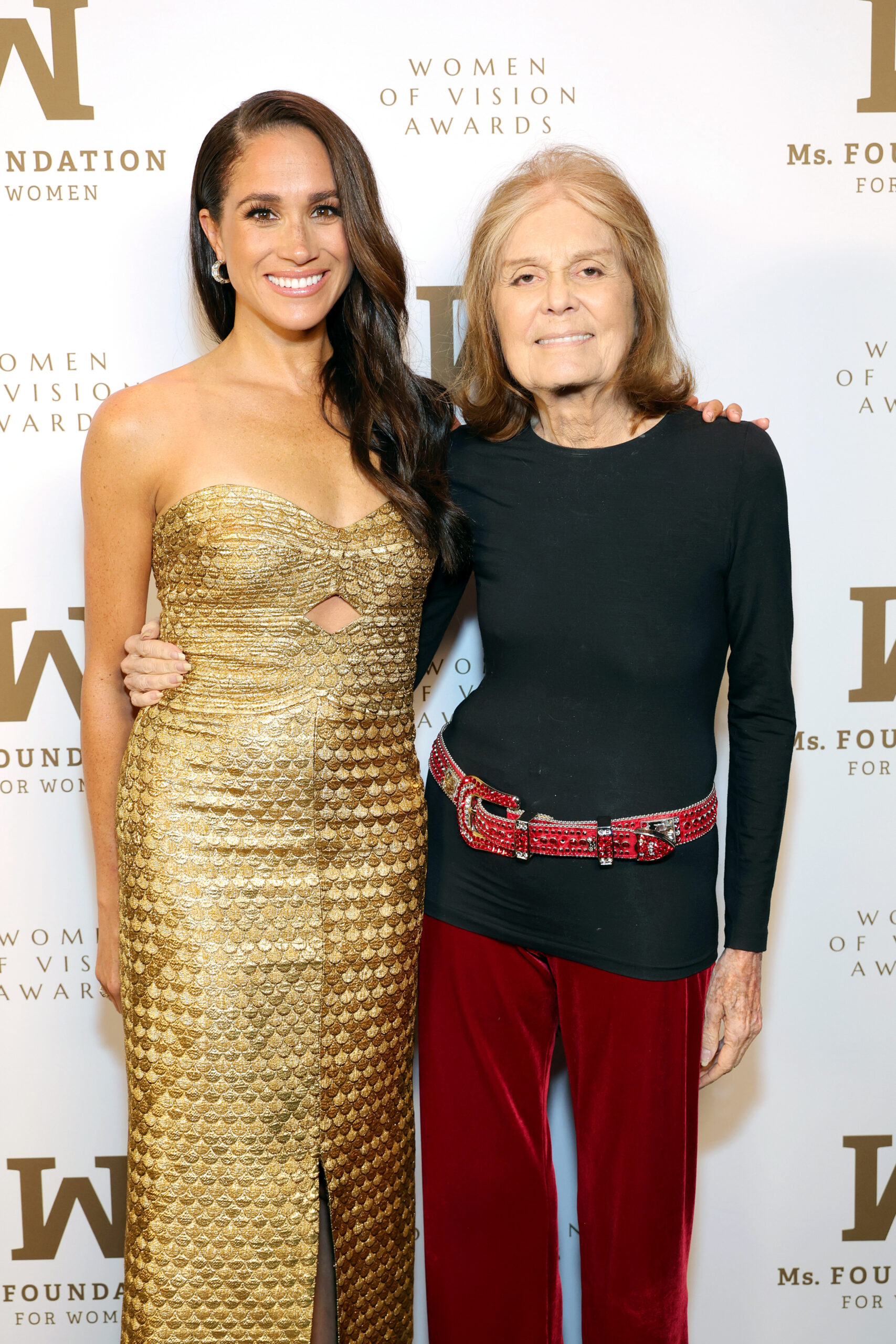 Meghan Markle and Gloria Steinem.