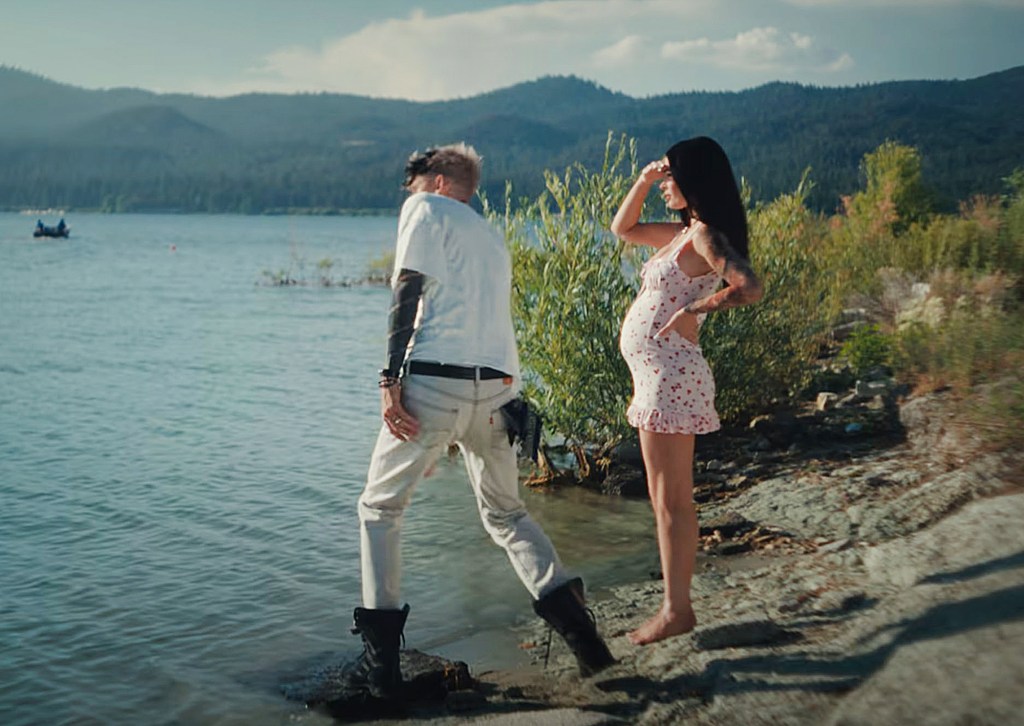 Megan Fox and Machine Gun Kelly in "Lonely Road" music video