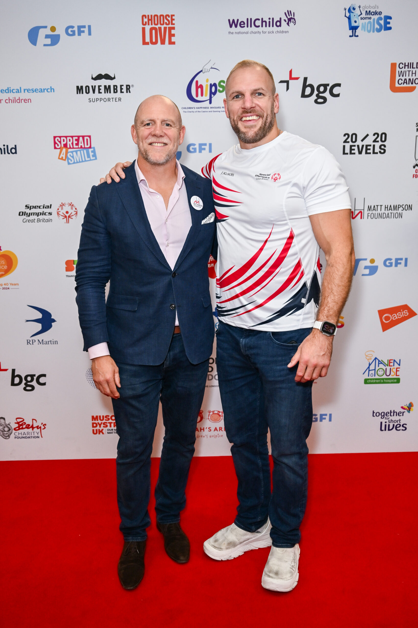 Mike Tindall and James Haskell.