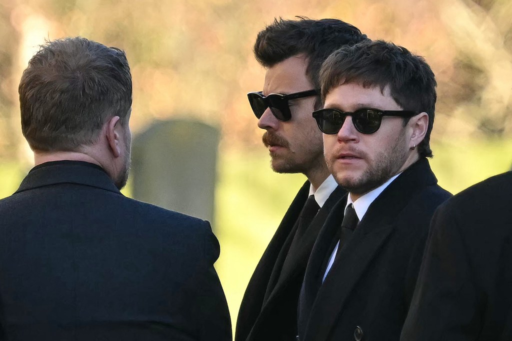 harry styles and niall horan at liam payne funeral