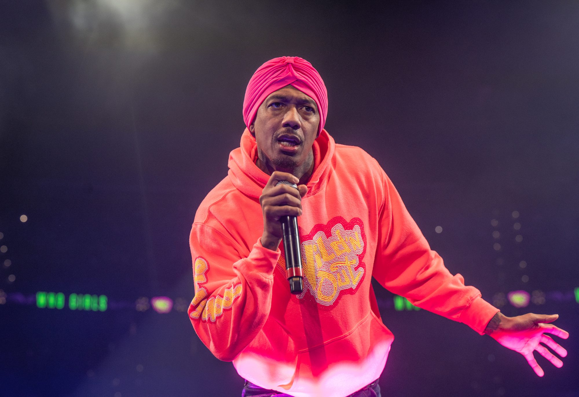 Nick Cannon performs onstage during Wild 'N Out Live.